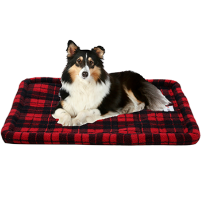 Ruff Love - Tapis pour Cage - Carreauté rouge et noir