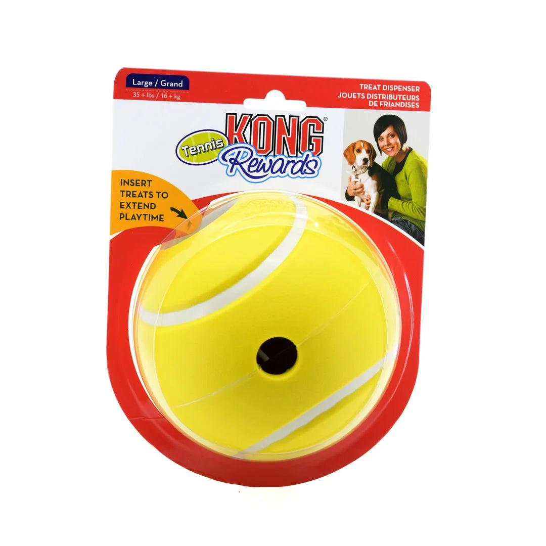 Kong rewards - balle de tennis distributrice de gâteries LARGE