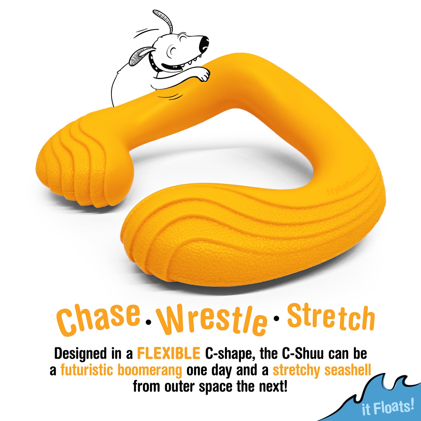 Nylabone creative play C-Shuu