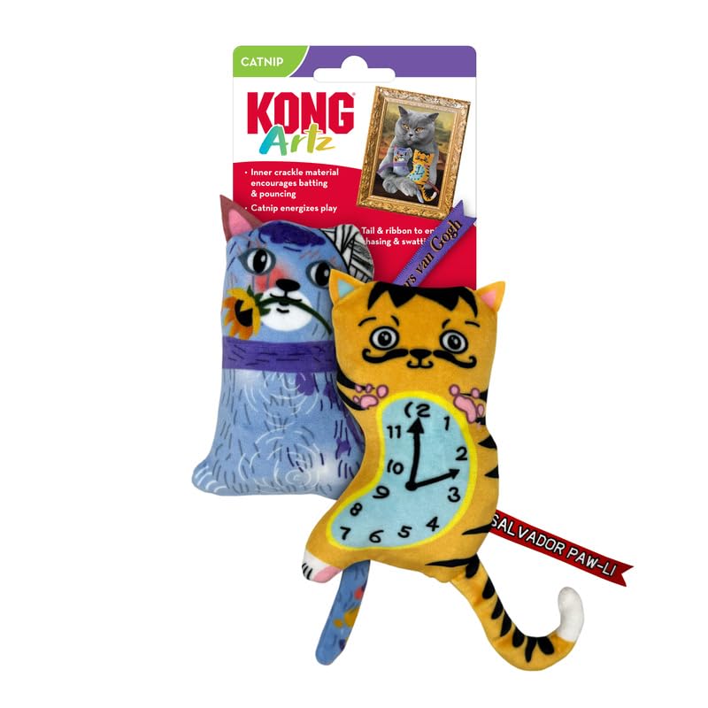 Jouets Kong arts avec herbe à chats
