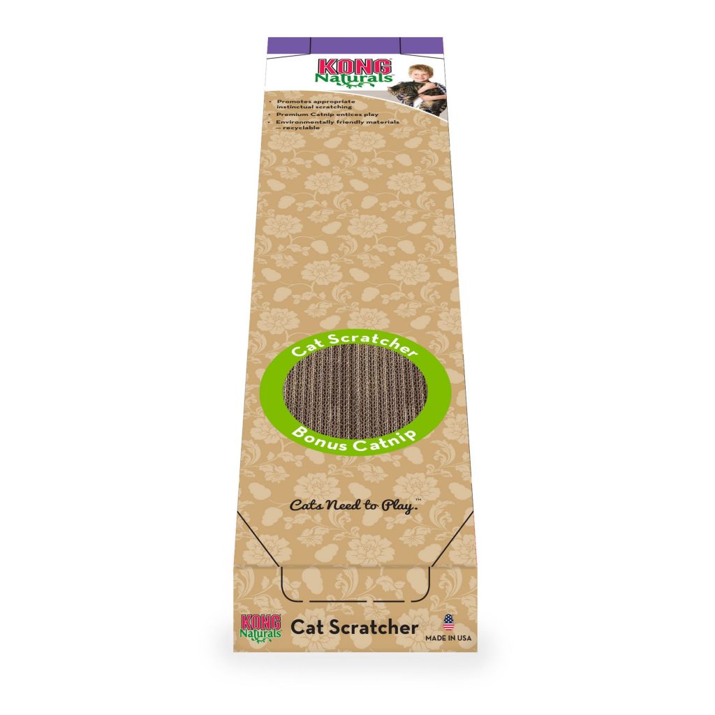 Kong - grattoir à chats simple avec herbe à chats