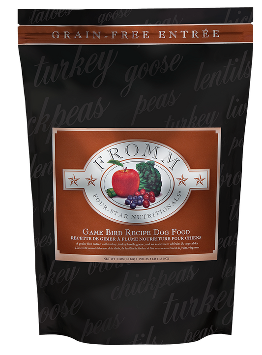 Nourriture Fromm recette au gibier pour chiens 4 lbs