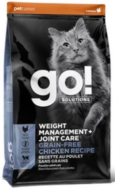 Go! contrôle poids + articulations sans grains au poulet pour chat