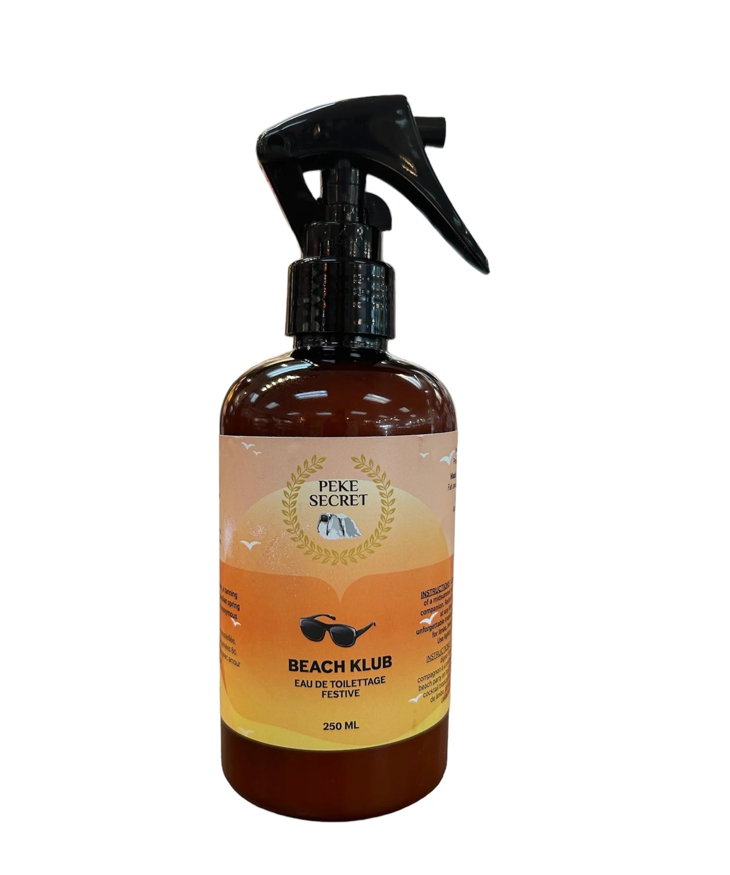 Peke Secret - eau de toilettage festive - Beach klub