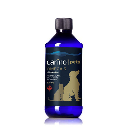 Huile de phoque riche en omega-3  Carino pour chiens et chats