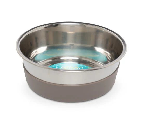 Messy mutts - bol en inox avec base en silicone 8 tasses