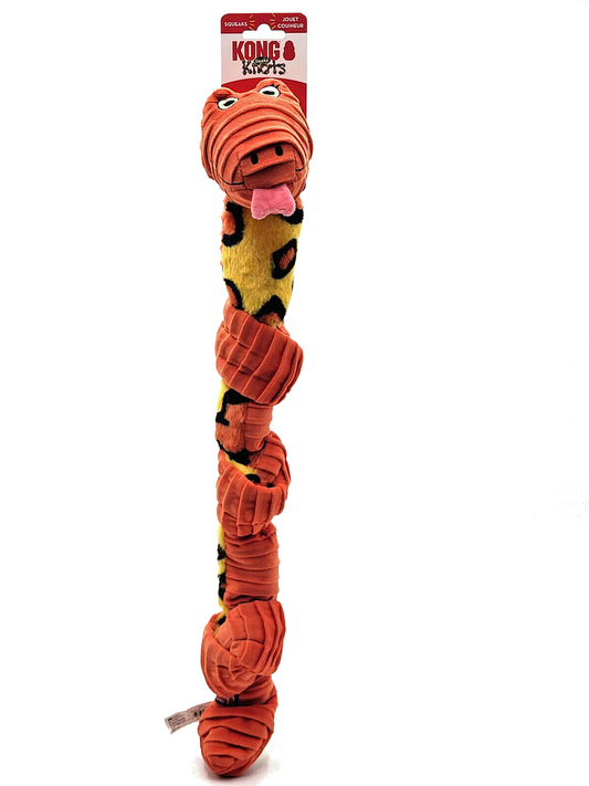 Jouet pour chien Kong Knots serpent médium/large