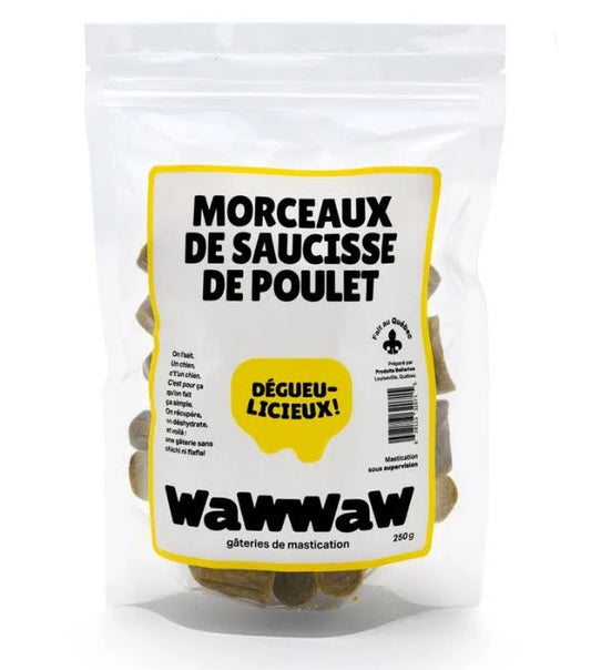 Wawwaw - morceaux de saucisse de poulet