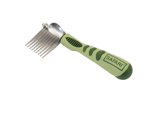 Peigne démêleur en acier inoxydable